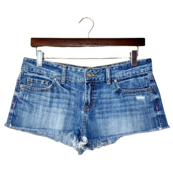 PINK Victoria's Secret Pants - PINK Victoria's Secret Distressed Cut Off Shorts